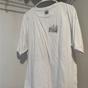 Call White Graphic Tee